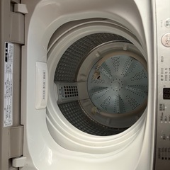 AQUA 縦型洗濯機　7kg  【保証書付】27年3月まで長期保証期間付の画像