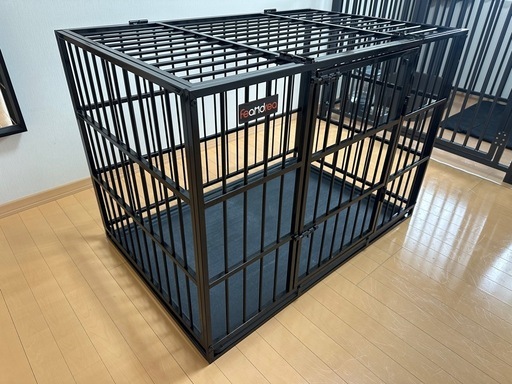 【美品】大型犬用ドッグケージ 107×70×75cm 使用3ヶ月半 