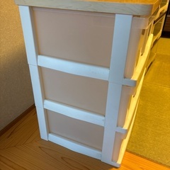 収納ケース　３段引き出し　チェストの画像
