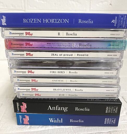 Roselia CD11枚+LIVE BEST ブルーレイ1枚 セット Soweit Anfang、Wahl、ROZEN HORIZO
