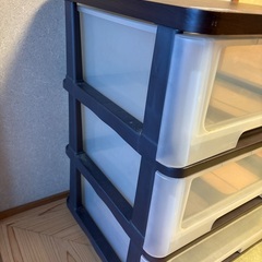 収納ケース　３段引き出し　チェストの画像
