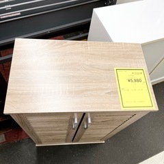 【ドリーム池田】シューズラック　ライトブラウン　美品【47210】の画像