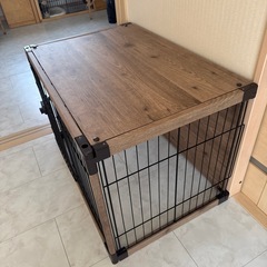 ペット用　木目調　ゲージ の画像