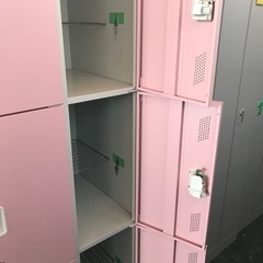 ジャングルジャングル貝塚店　9人用ロッカー　ピンク　オフィス　ジム　スポーツジム　鍵付き　貝塚市　二色浜　リサイクルショップの画像