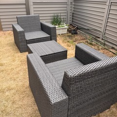 【お譲り先決定】IKEA/SOLLERON ソッレローン野外用ソファの画像