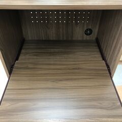 ＼家具＊家電のお店／【ｼﾞｬﾝｸﾞﾙｼﾞｬﾝｸﾞﾙ石川金沢店】レンジ台 ニトリ/木目調 W(幅)58cm×D(奥行き)40cm×H(高さ)90cmの画像