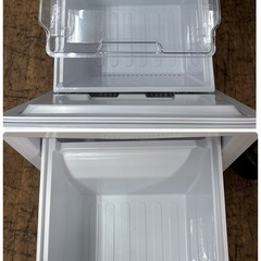 【🐤買取市場 6ヶ月保証】S749 ⭐ SHARP ❘ シャープ 2ドア冷蔵庫 （152L・両開き）SJ-D15H-W ⭐ 動作確認済 ⭐ クリーニング済の画像