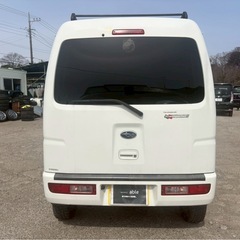 【支払総額19.8万円】h26年式サンバーバン車検令和9年2月機関良好 リフトアップ キャンピング仕様 修復歴無し 即日納車ok♩の画像