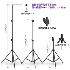【 2024新登場LED撮影用ライト】写真撮影ソフトボックス 50x70cm の画像