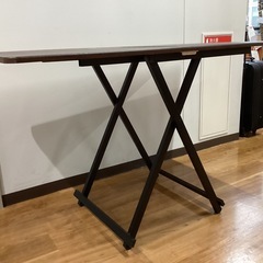バタフライ折りたたみ作業デスク【町田市再生家具】　253705の画像