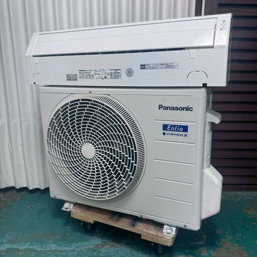 K07121 中古エアコン パナソニック 2022年製 主に6畳用 冷房能力 2.2KW / 暖房能力2.2KW