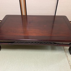 紫檀座卓の画像