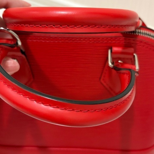 【美品】 LOUIS VUITTON アルマBBエピ　コクリコレッド　レッド