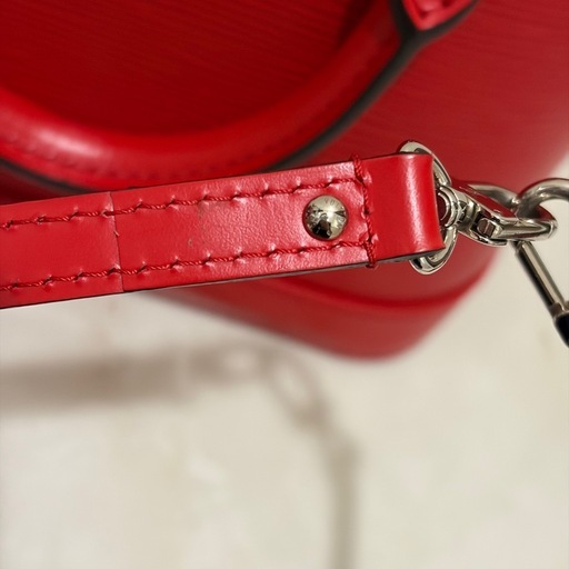 【美品】 LOUIS VUITTON アルマBBエピ　コクリコレッド　レッド