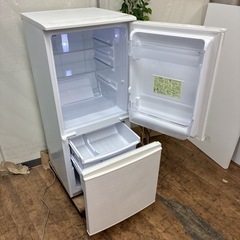 【🐤買取市場 6ヶ月保証】S271 ⭐ SHARP ❘ シャープ 2ドア冷蔵庫 （137L・開き）19年製 SJ-D14E ⭐ 動作確認済 ⭐ クリーニング済の画像