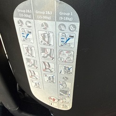 日本育児　チャイルドシート　中古品の画像