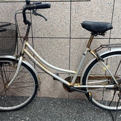 自転車、中古、グレー、福岡市、断捨離につき、出品します。の画像