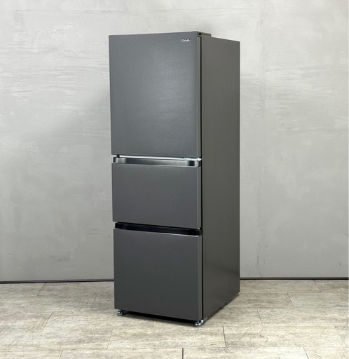 動作品/2024年製■Haier ハイアール ノンフロン冷凍冷蔵庫 JR-CV29C 3ドア 286L グレー系 冷蔵庫■兵庫県姫路市