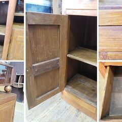 ｃ17　アンティーク　無垢材使用　サイドボードの画像