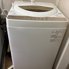TOSHIBA 洗濯機 AW-5G8の画像