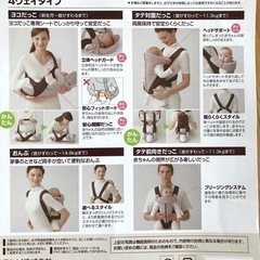 ① combi  抱っこ紐 4WAY の画像