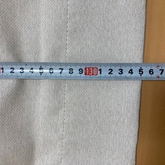 カーテン(グレージュ、目立つ汚れ無)の画像