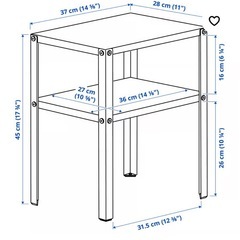 IKEA黒い棚の画像