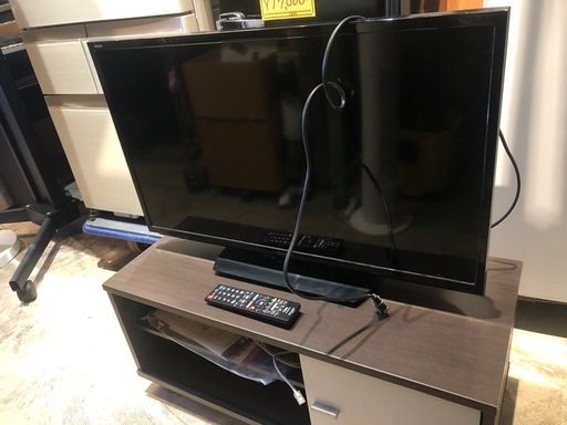 SHARP 液晶カラーテレビ　32インチ　テレビ台　セット