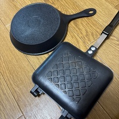 ホットサンドメーカー　スキレット　キャンプ用品の画像