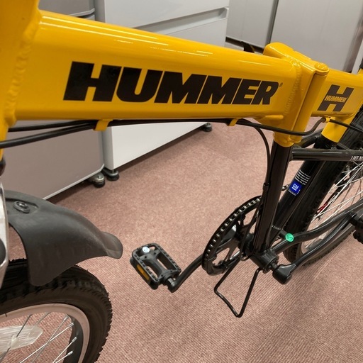 【美品】HUMMER折りたたみ自転車