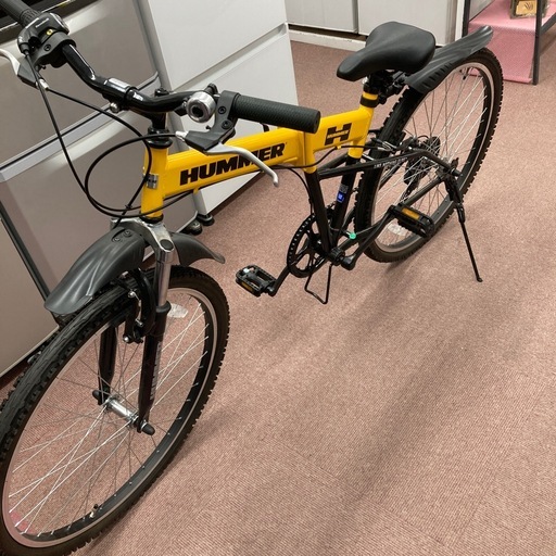 【美品】HUMMER折りたたみ自転車