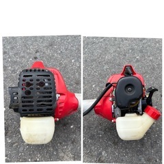 肩掛け式　草刈り機　草刈機　刈払い機　刈払機　新ダイワ　SSR2602 肩紐付き　25.4cm3 両手ハンドル　ツインスロットルの画像