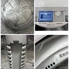 【🐤買取市場 6ヶ月保証】S744 ⭐ NITORI ❘ ニトリ 全自動洗濯機（洗濯6.0㎏) 19年製 NTR60 ⭐ 動作確認済 ⭐ クリーニング済の画像