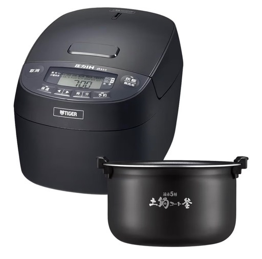 【極美品】タイガー魔法瓶圧力IHジャー炊飯器「JPV-N180」