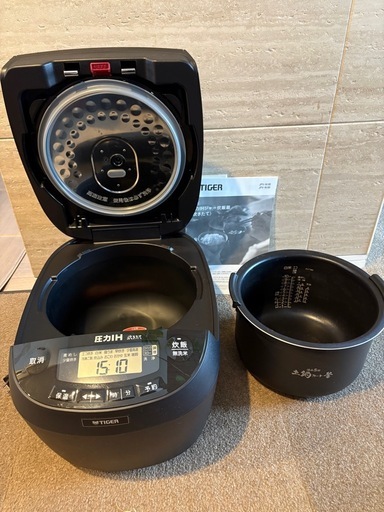 【極美品】タイガー魔法瓶圧力IHジャー炊飯器「JPV-N180」