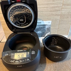 【極美品】タイガー魔法瓶圧力IHジャー炊飯器「JPV-N180」の画像