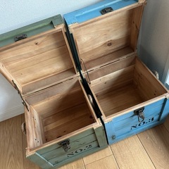 収納箱2セットの画像