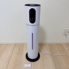 加湿器 大容量 8L タワー式 【除菌・抗菌・自動恒湿・アロマ対応】 かしつき 上から給水 超音波式 300ml/h加湿量 切タイマー スリープモード 吹出口360° 空焚き防止 水漏れ防止 花粉 乾燥対策 省エネ 寝室/リビング/オフィス 40畳 業務用 家庭用 お手入れ簡単 リモコンき pcsの画像