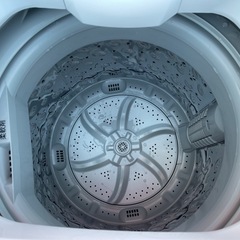 アイリスオーヤマ 5.0kg簡易乾燥付洗濯機 IAW-T502E 2020年製 中古の画像