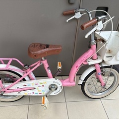 最終値下げ　キッズ用　自転車　補助輪、補助棒ありの画像