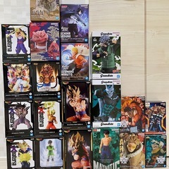 豪華21体セット！ドラゴンボール・ナルト・ヒロアカ・怪獣8号 フィギュアまとめ売り の画像