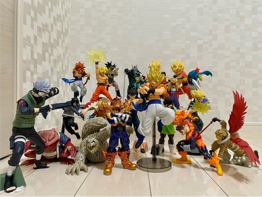豪華21体セット！ドラゴンボール・ナルト・ヒロアカ・怪獣8号 フィギュアまとめ売り 