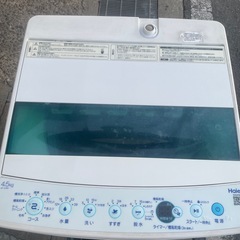 2021年　洗濯機の画像