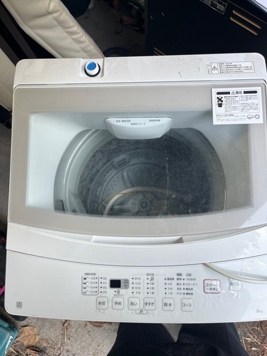 縦型洗濯機 6kg ホワイト 2021年製