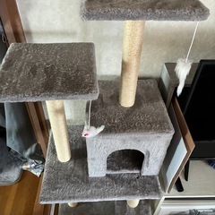 キャットタワー　猫タワー　バラしお渡しは1500円です。の画像