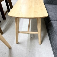 【ドリーム池田】◎ジモティ割7%◎ナチュラル　ロングベンチ【47164】の画像