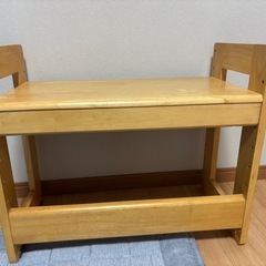キッズデスク＆チェア　幼児用　の画像