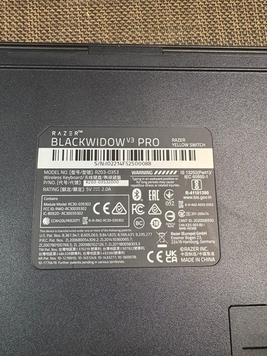 Razer Blackwidow V3 Pro