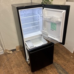 【🐤買取市場 1年間保証 ジモティー限定特別価格】S722 ⭐ 2025年製の高年式！ Hisense ❘ ハイセンス 2ドア冷蔵庫 (135L・右開き）HR-D13E4B ⭐ 動作確認済 ⭐ クリーニング済の画像