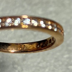 未使用スワロフスキー指輪9~10号の画像